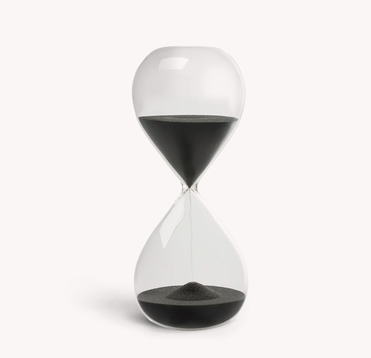 Desktop Hourglass 30 minutes Jet Gry Mattr USA