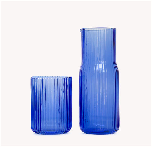 Ribbed Carafe - Pool