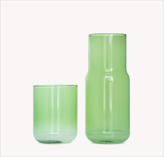 Tinted Glass Carafe - Ivy