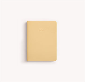 A6 Vegan Leather Notebook - Butternut