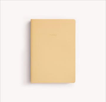 A5 Vegan Leather Notebook - Butternut